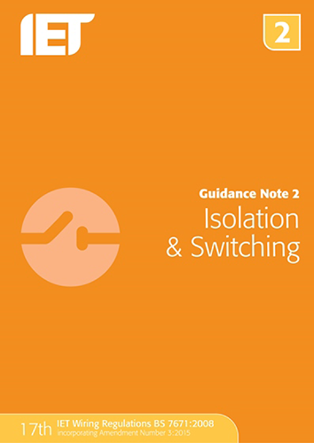 Picture of Guidance Note 2: Isolation & Switching, 7th Edition