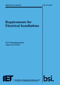 Picture of Requirements for Electrical Installations BS 7671:2018 (IET Wiring Regulations 18th Edition)