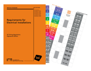Picture of 18th Edition AMD 4 Flag Tags (ORANGE BOOK) Study Aid